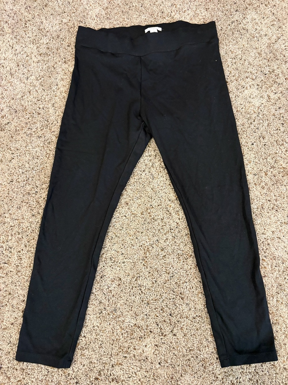NWOT Daily Ritual Pants / Pull Up Leggings, Women’s Large Black Stretch Bottoms
